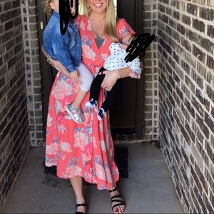 GAP wrap tie dress size small